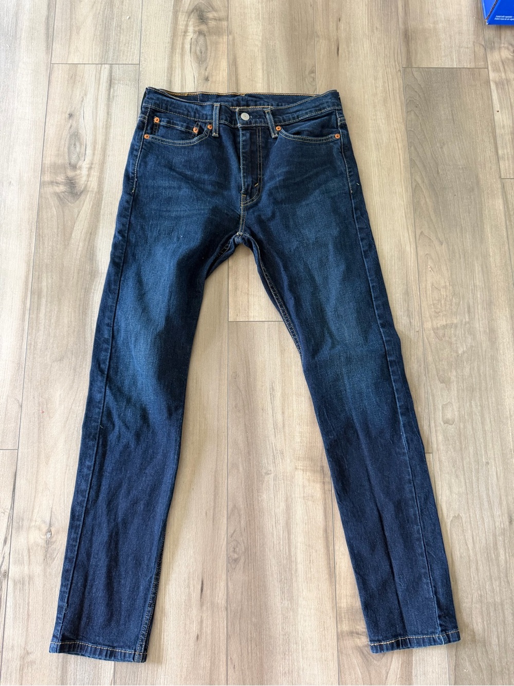 Levi’s Men's Dark Blue Straight Jeans 31 x 32